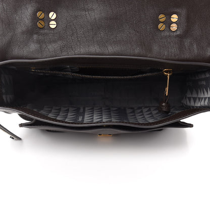 Proenza Schouler Lambskin Tiny PS1 Satchel Dark Chocolate 5 of 12