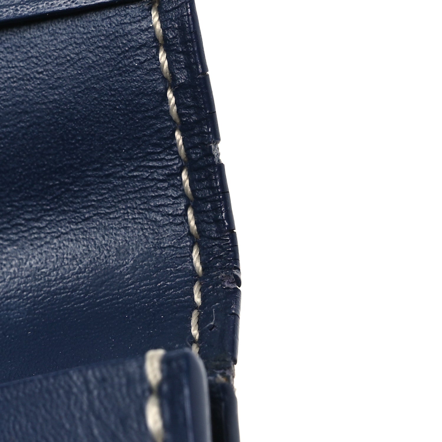 Goyard Goyardine Business Card Holder Navy 10 of 10