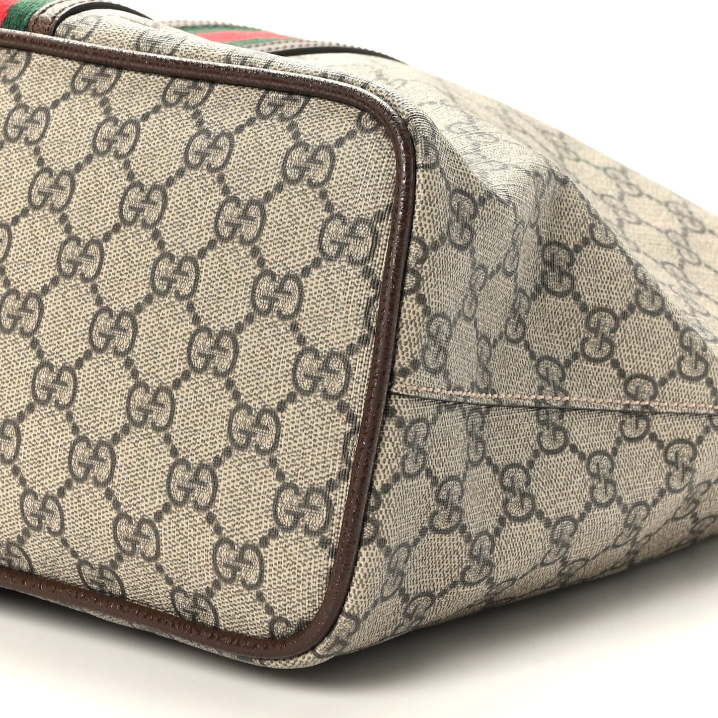 GG Supreme Monogram Web Neo Vintage Tote Beige New Acero Crop