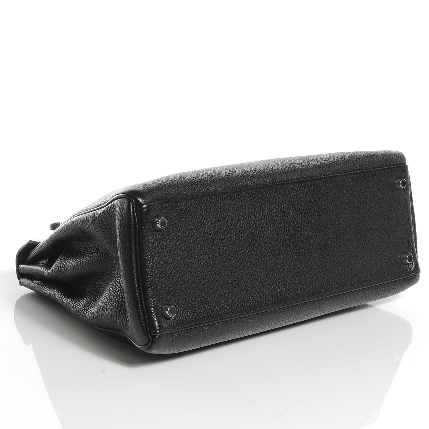 Hermes Taurillon Clemence Kelly 32 Black 4 of 9