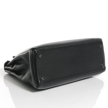 Hermes Taurillon Clemence Kelly 32 Black 4 of 9