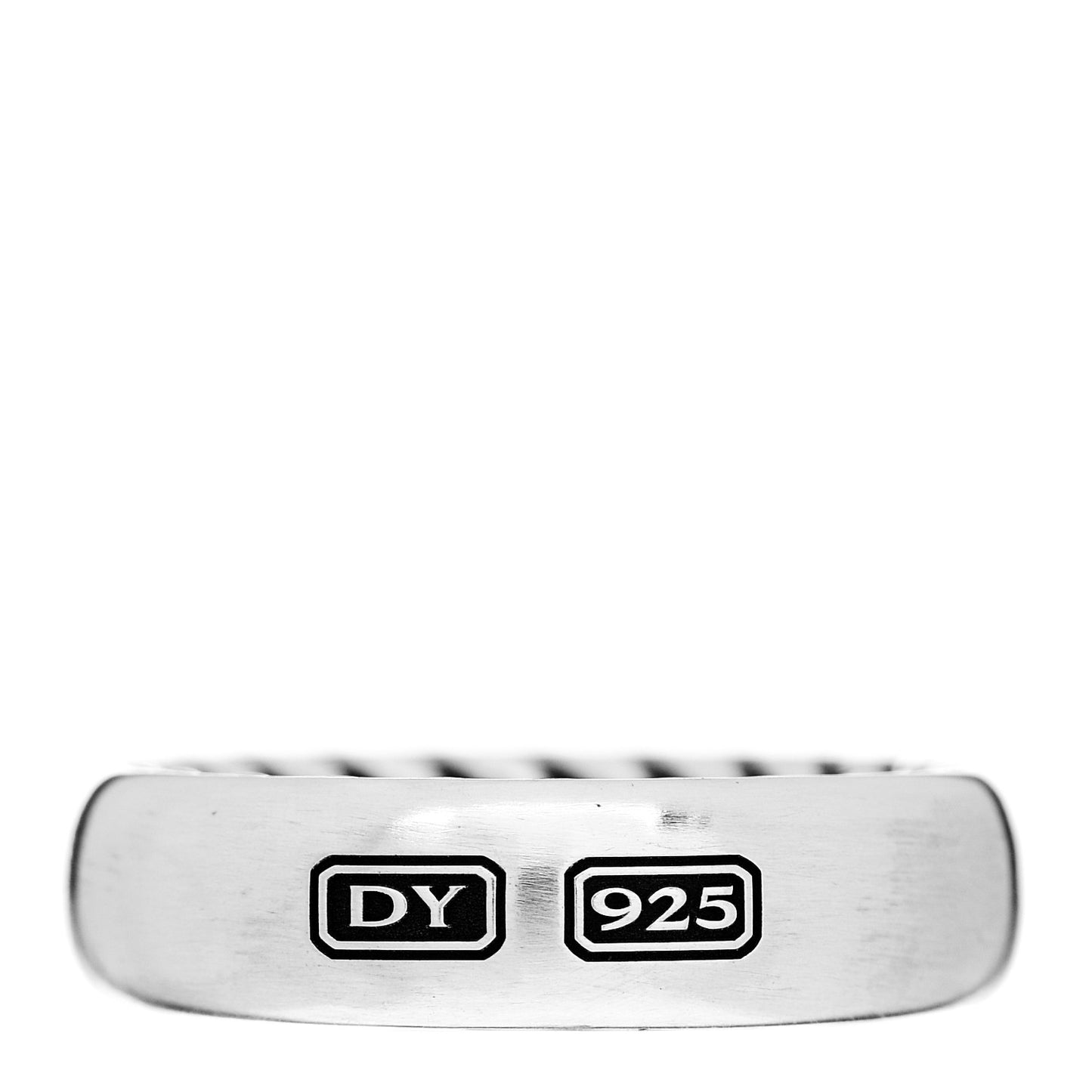 Sterling Silver 6mm Streamline Band Ring 61 9.75