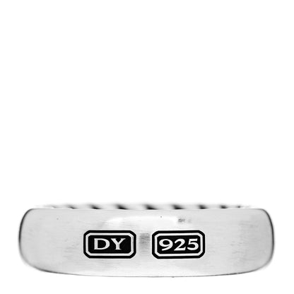 David Yurman Sterling Silver 6mm Streamline Band Ring 61 9.75 1 of 5