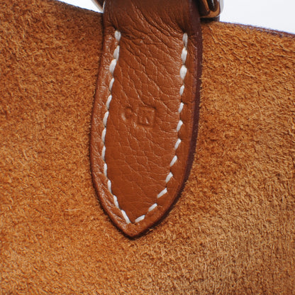 Hermes Taurillon Clemence Mangeoire Rope Bag Gold 7 of 7