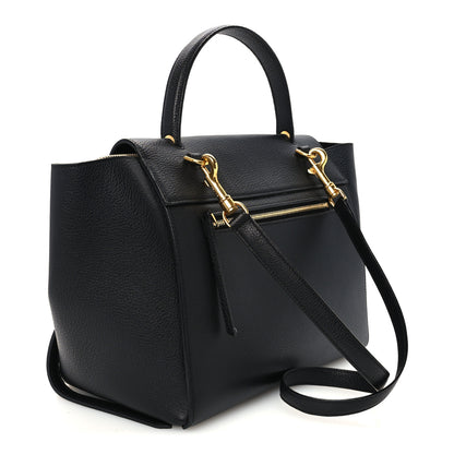 Celine Grained Calfskin Mini Belt Bag Black 3 of 11