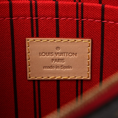 Louis Vuitton Monogram Neverfull MM GM Pochette Cherry 6 of 8