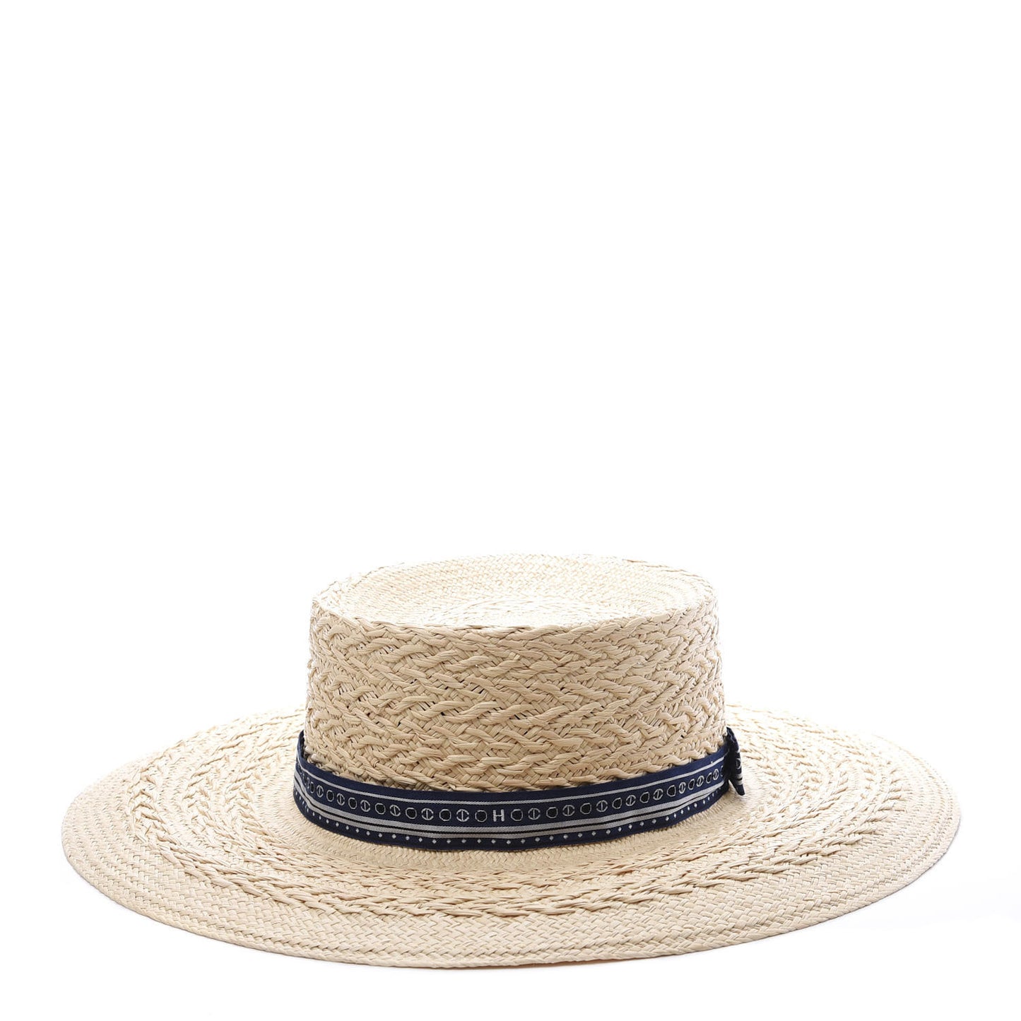 Toquilla Straw Bandanas Andalouise Panama Hat 58 Naturel Marine