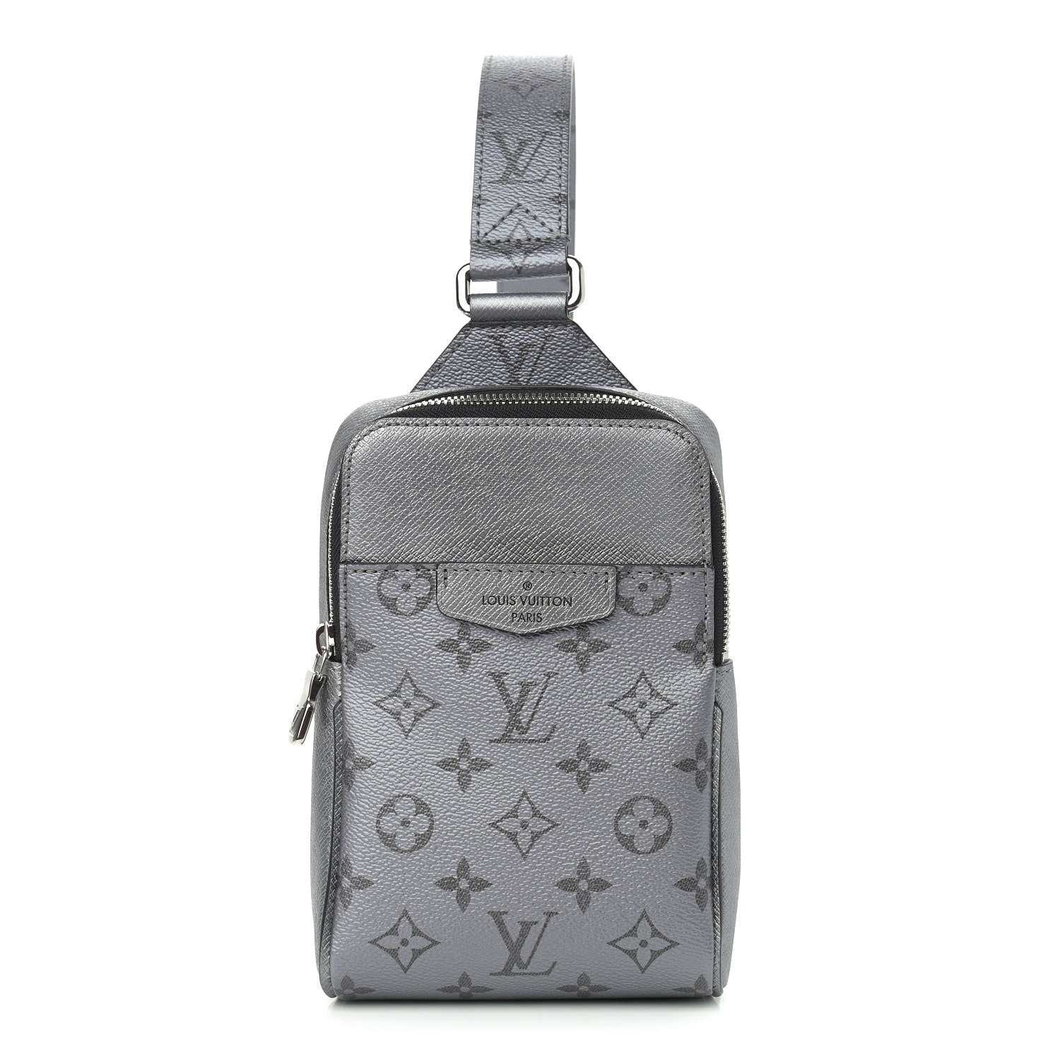 Louis Vuitton Taigarama Outdoor Slingbag Gunmetal Silver 1 of 10