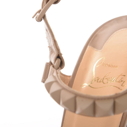 Christian Louboutin Calfskin Rope Cataclou 140 Wedge Sandals 40 Nude 21 of 21