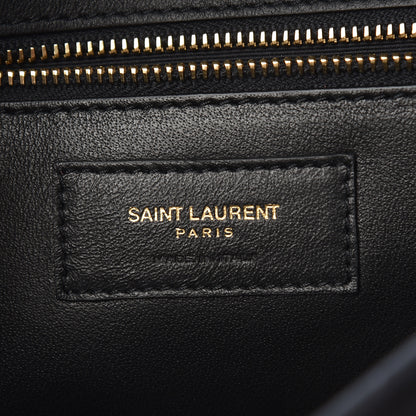 Saint Laurent Suede Calfskin Monogram Le Sept Chain Bag Black 8 of 11