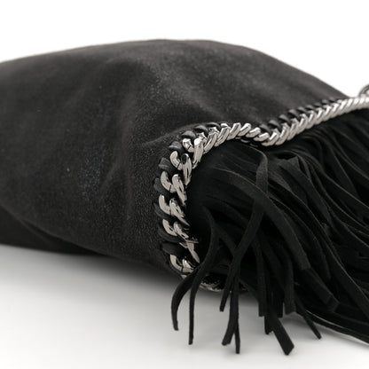 Stella McCartney Eco Suede Fringe Falabella Tote Black 10 of 10