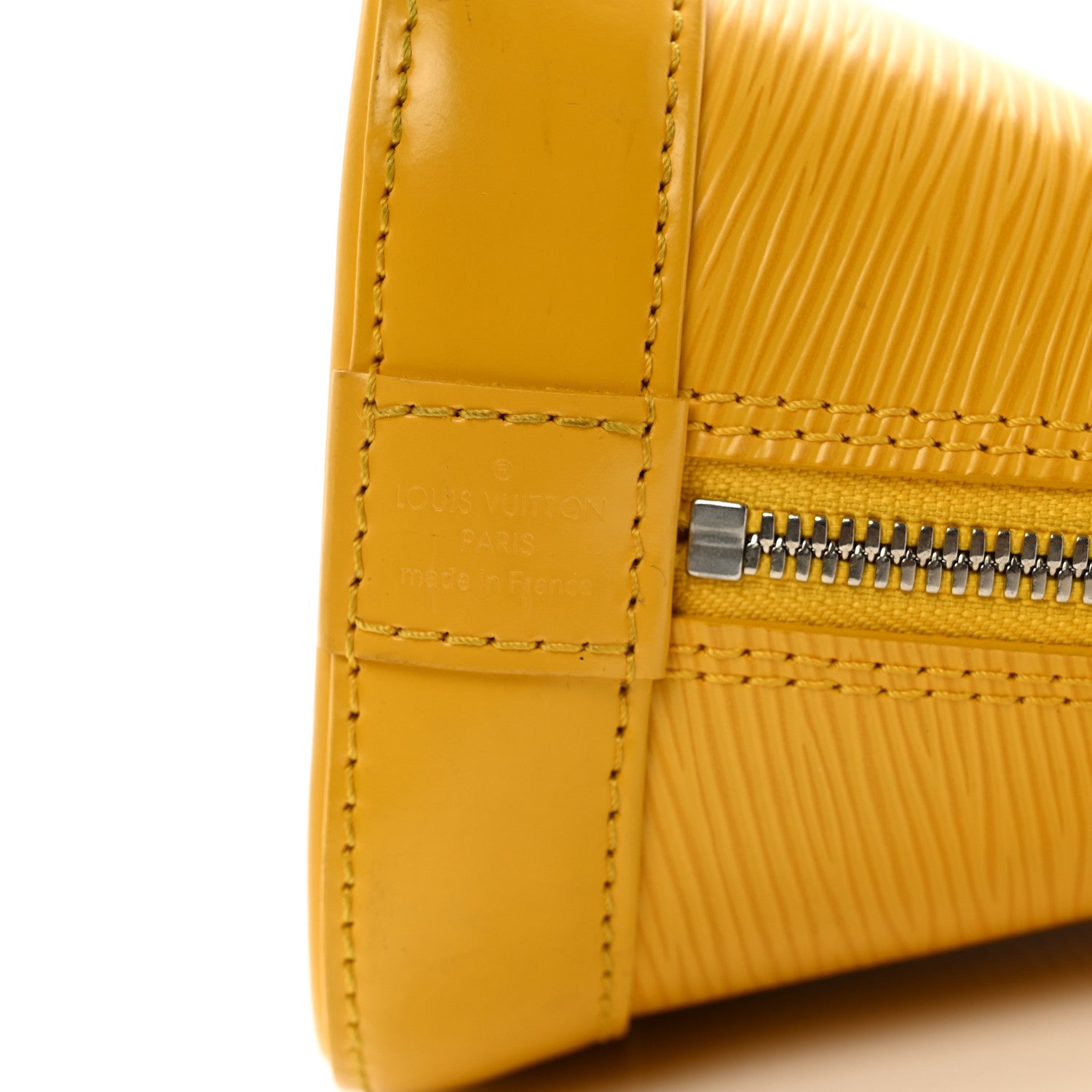 Louis Vuitton Epi Alma BB Citron 6 of 10
