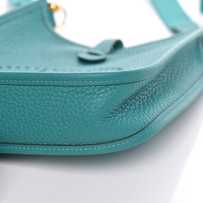 Hermes Taurillon Clemence Evelyne TPM Vert Verone 9 of 10