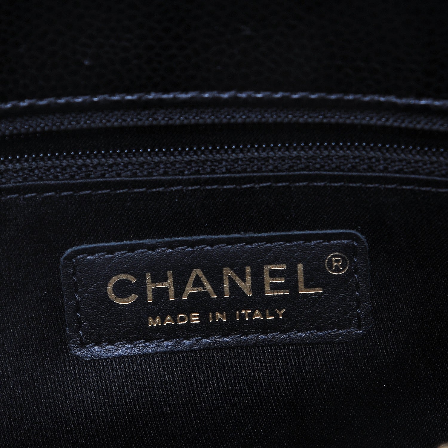 Chanel Caviar Quilted Grand Shopping Tote GST Black 6 of 7