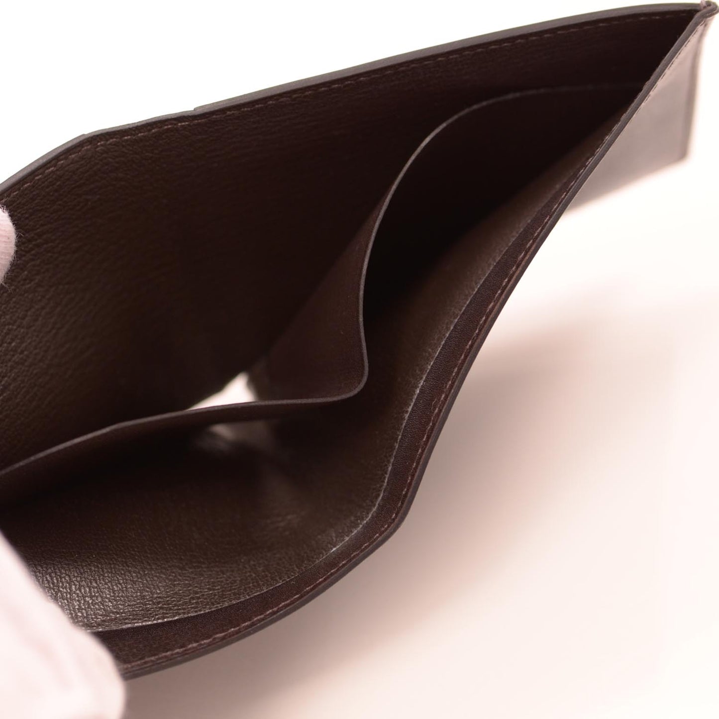 Mens Evergrain Leather Billfold Wallet Ebene