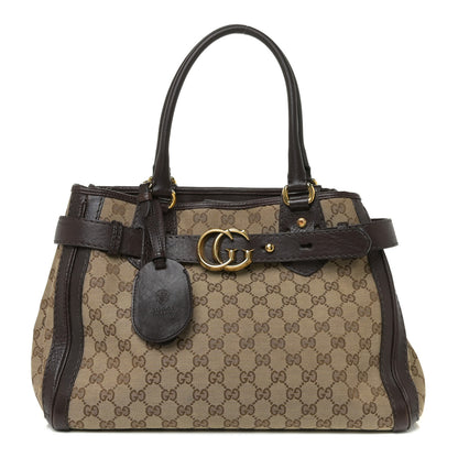 Gucci Monogram Medium GG Running Tote Dark Brown 1 of 19
