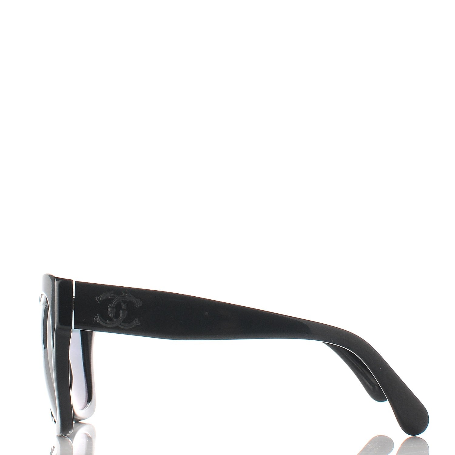 Chanel Mirror CC Sunglasses 5357 Black 3 of 9