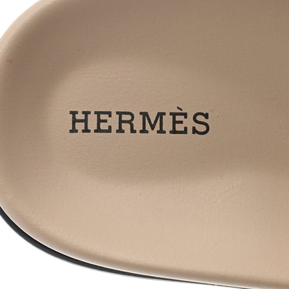 Hermes Suede Goatskin Chaine d'Ancre Womens Chypre Sandals 41 Beige Sable 7 of 9