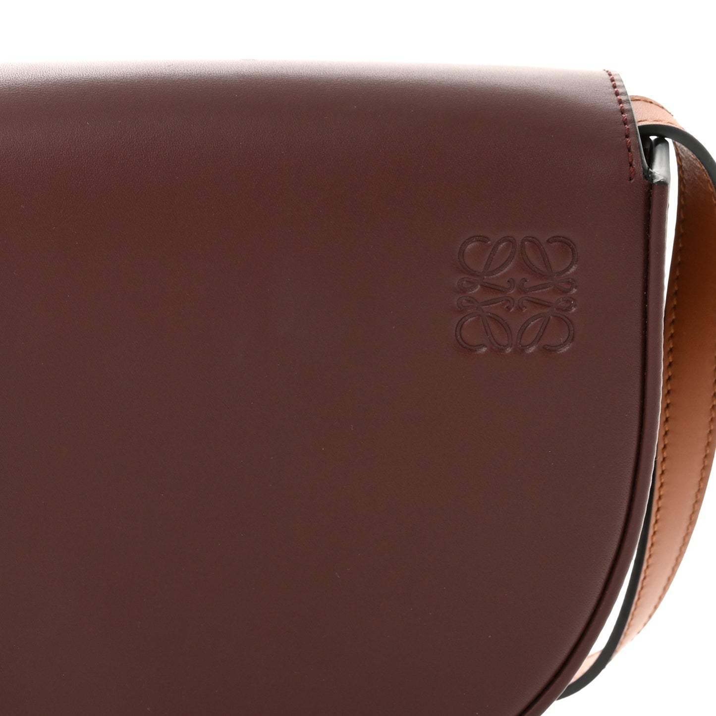 Soft Calfskin Heel Duo Cognac Tan