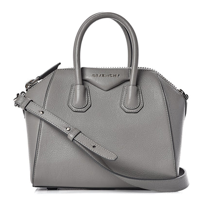 Givenchy Sugar Goatskin Mini Antigona Pearl Grey 1 of 11