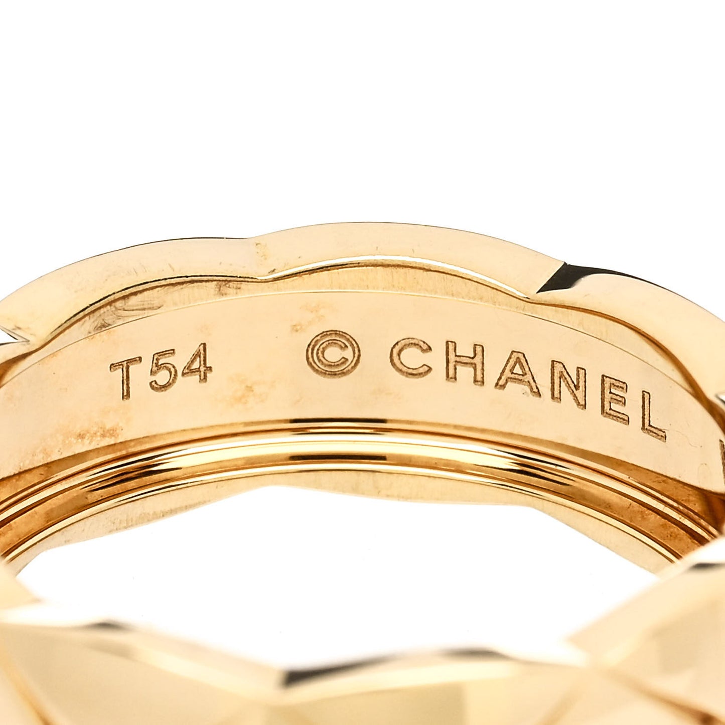 18K Yellow Gold Small Coco Crush Ring 54 7