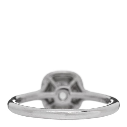 Tiffany Platinum Diamond .38ct Soleste Cushion Cut Double Halo Engagement Ring 54 7 4 of 7