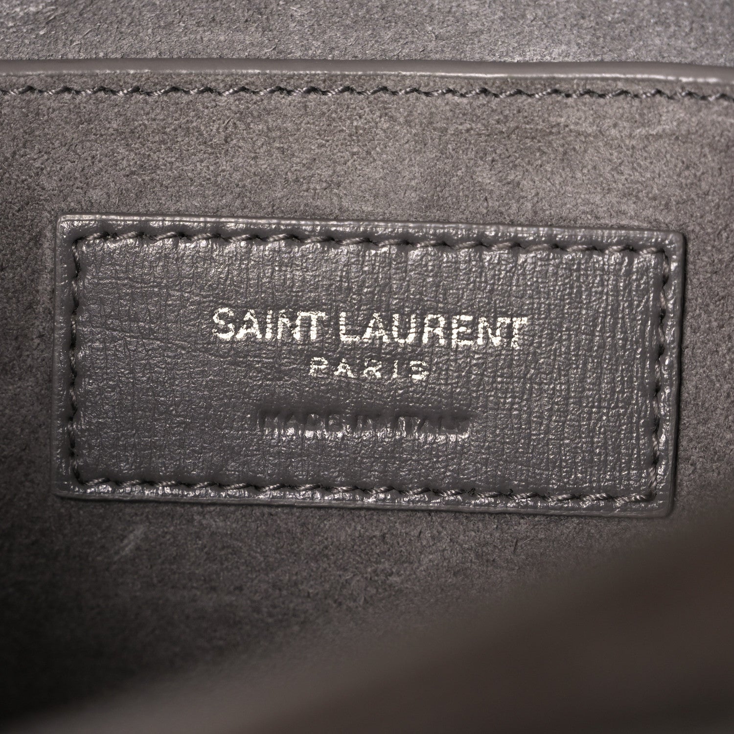 Saint Laurent Calfskin Medium Monogram Sunset Fog 6 of 12