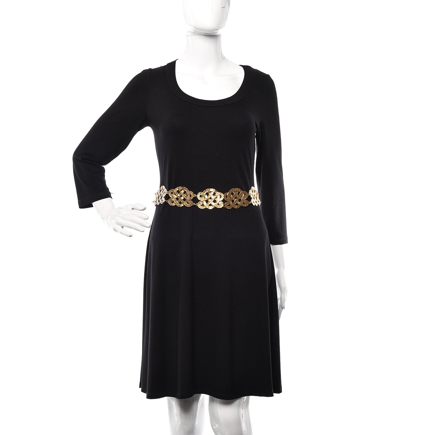 Hammered Chain Belt Gold