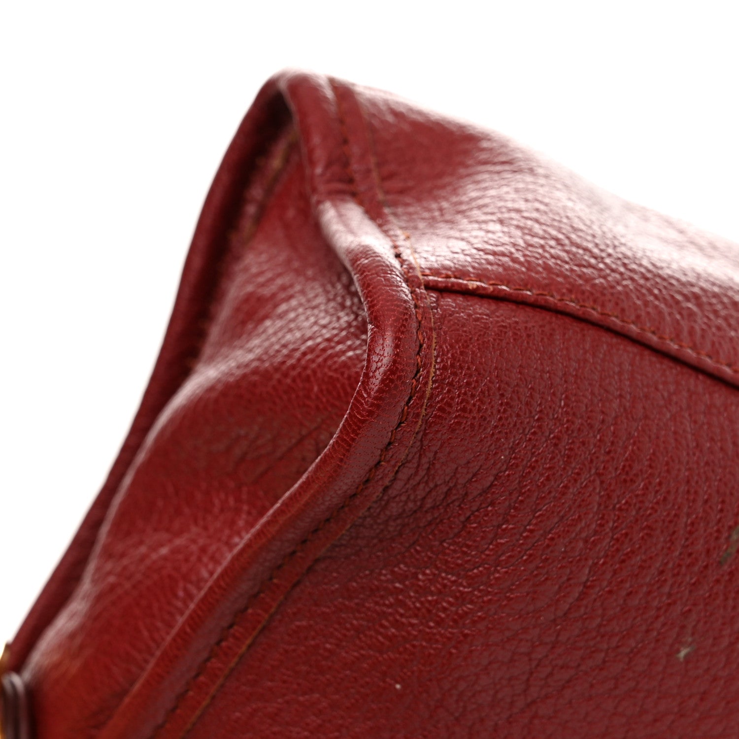 Balenciaga Chevre Gold Metallic Edge Hardware Mini City Rouge Brique Rouge Grenade 11 of 12
