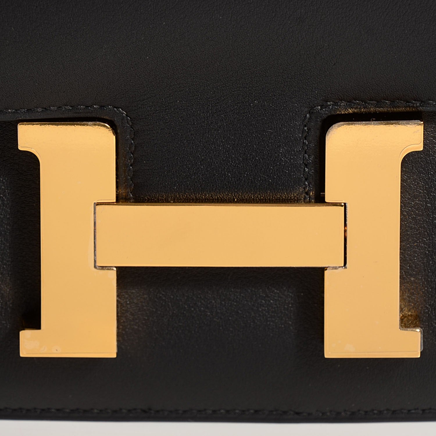 Hermes Veau Sombrero Constance 24 Black 14 of 15