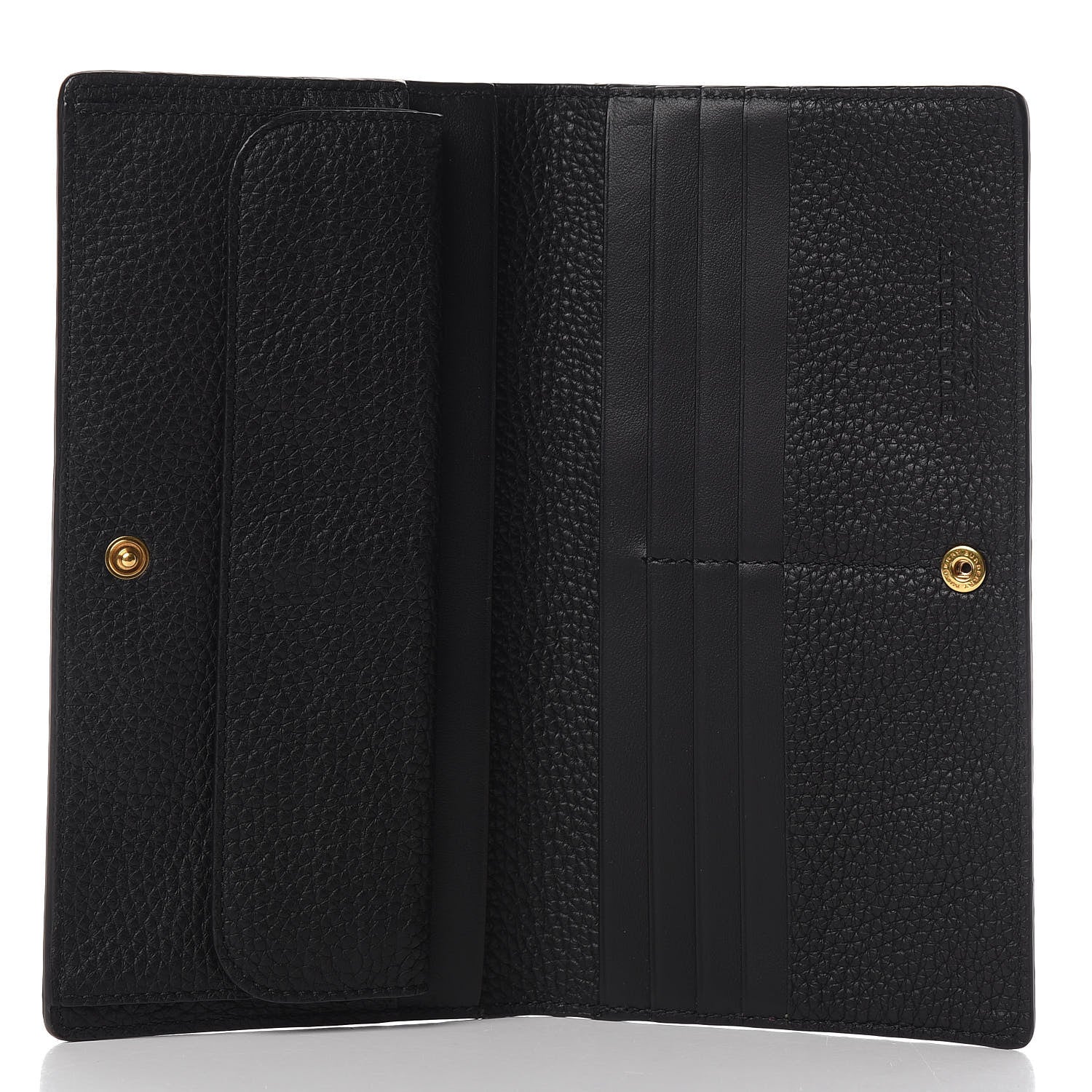 Burberry Calfskin Hastings Continental Wallet Black 5 of 8