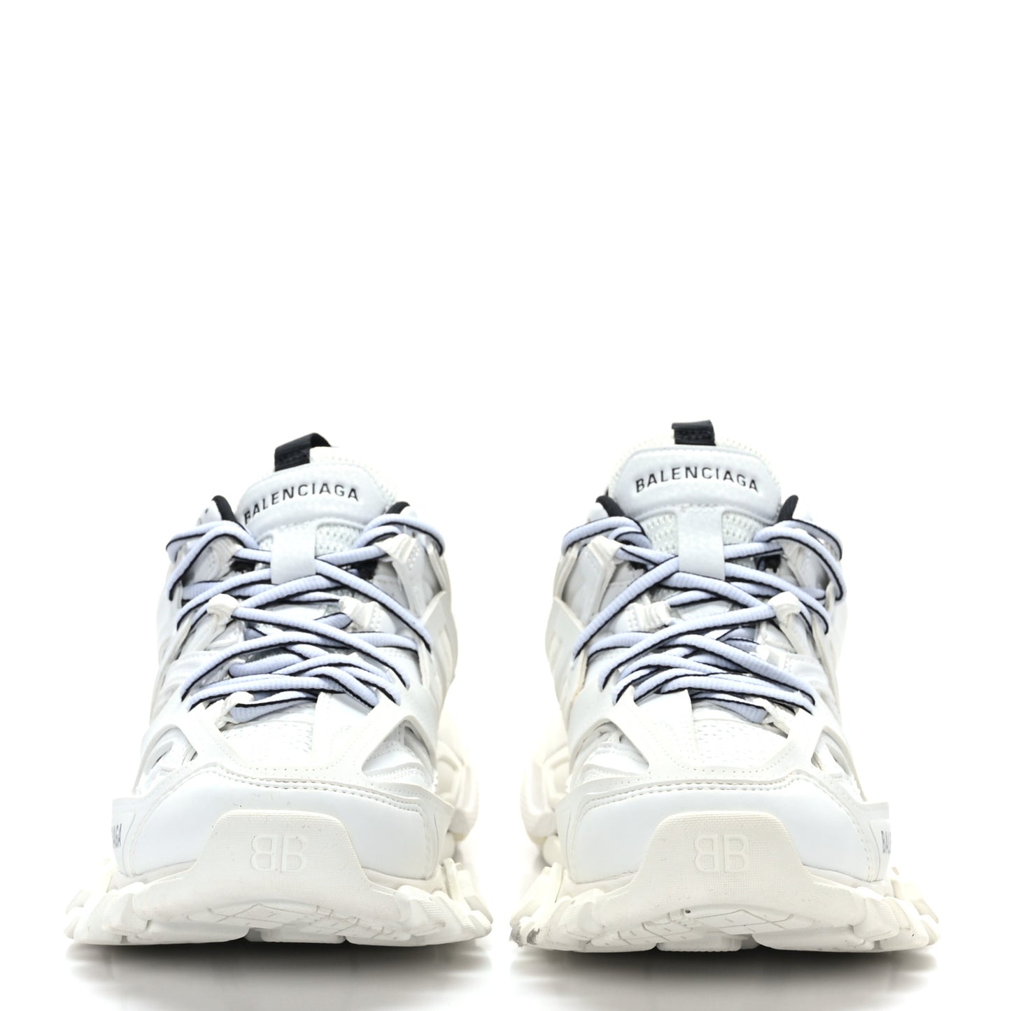 Rubber Fabric Bi-Color Womens Track Sneakers 36 White Black