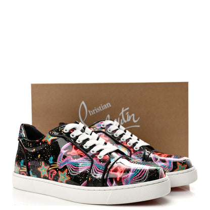 Christian Louboutin Patent Starlight Orlato Flat Sneakers 40 Multi 11 of 11