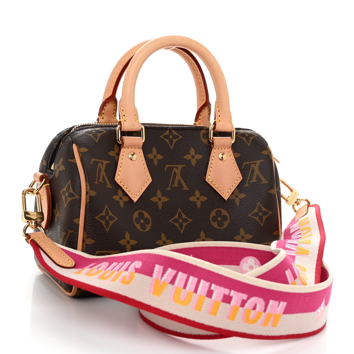 Louis Vuitton Monogram Speedy Bandouliere 20 Fuchsia 3 of 9