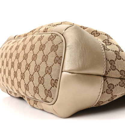 Gucci Monogram Medium Sukey Top Handle Bag Golden Beige 10 of 10