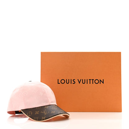 Louis Vuitton Polyester Silk Monogram LV Get Ready Cap M Pink 11 of 11