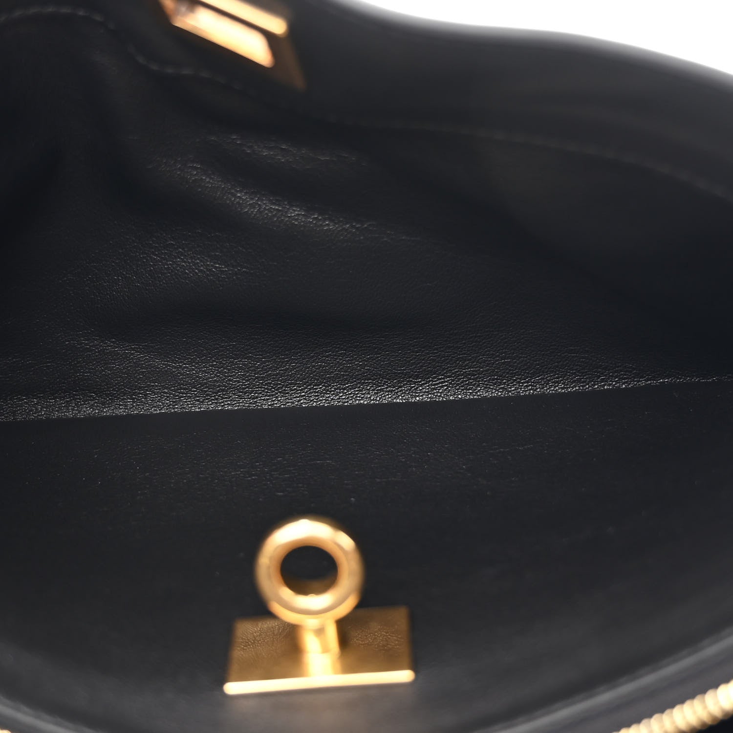 Balenciaga Natural Smooth Calfskin Rodeo Sling Pochette Black 5 of 12