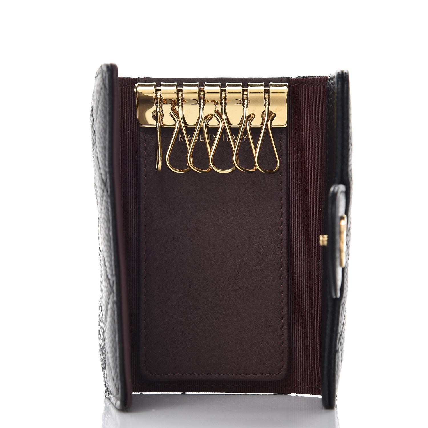 Chanel Caviar Quilted 6 Key Holder Black 5 of 8