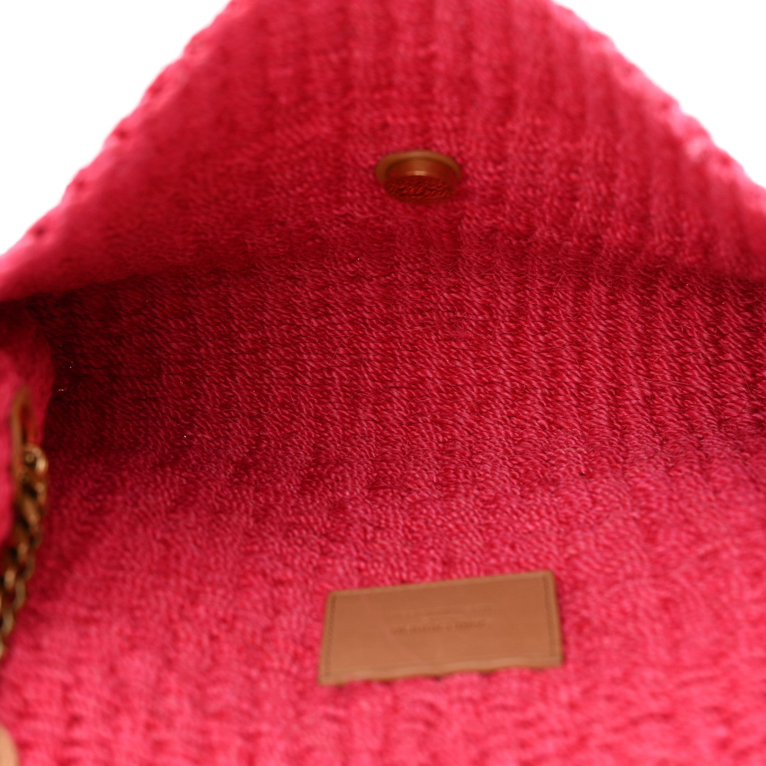 Saint Laurent Raffia Medium Monogram Kate Satchel Pink Glow 5 of 12