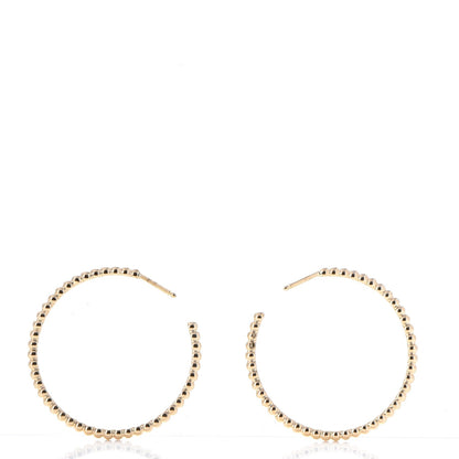 Van Cleef & Arpels 18K Yellow Gold Small Perlee Hoop Earrings 3 of 7