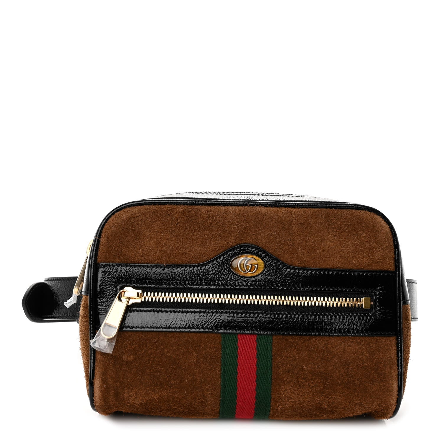 Gucci Suede Small Ophidia Belt Bag 85 34 Brown 1 of 10