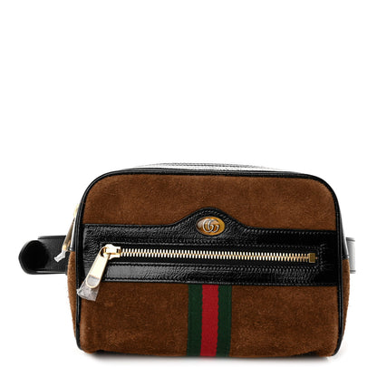 Gucci Suede Small Ophidia Belt Bag 85 34 Brown 1 of 10