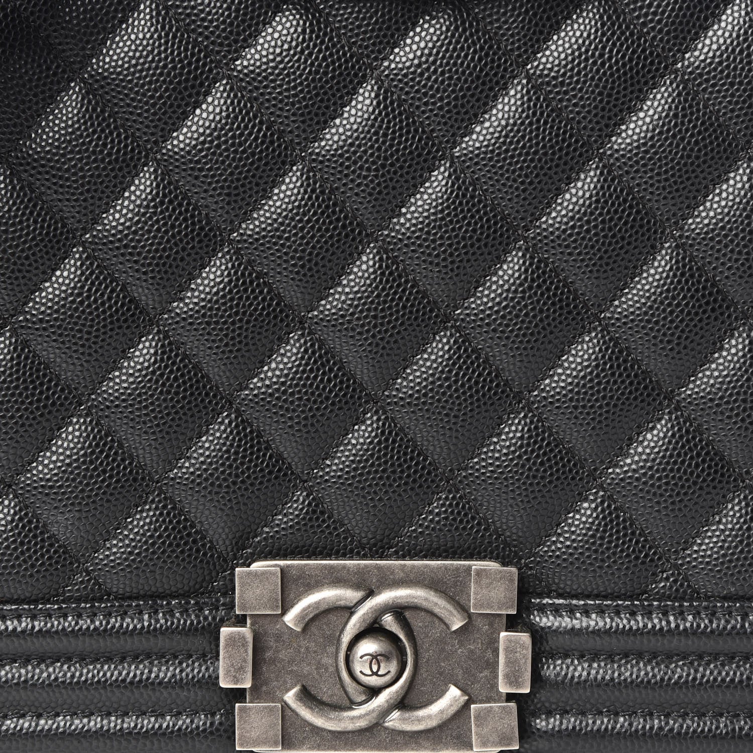 Chanel Caviar Quilted New Medium Boy Flap Black 9 of 9