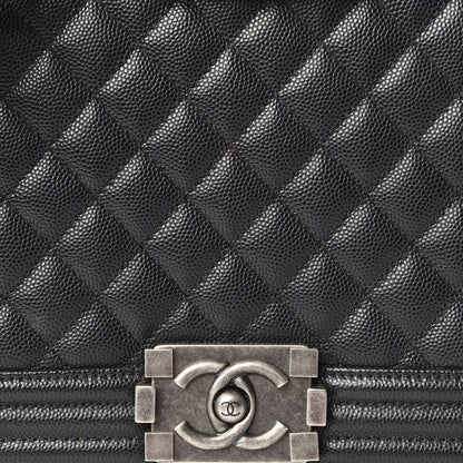 Chanel Caviar Quilted New Medium Boy Flap Black 9 of 9