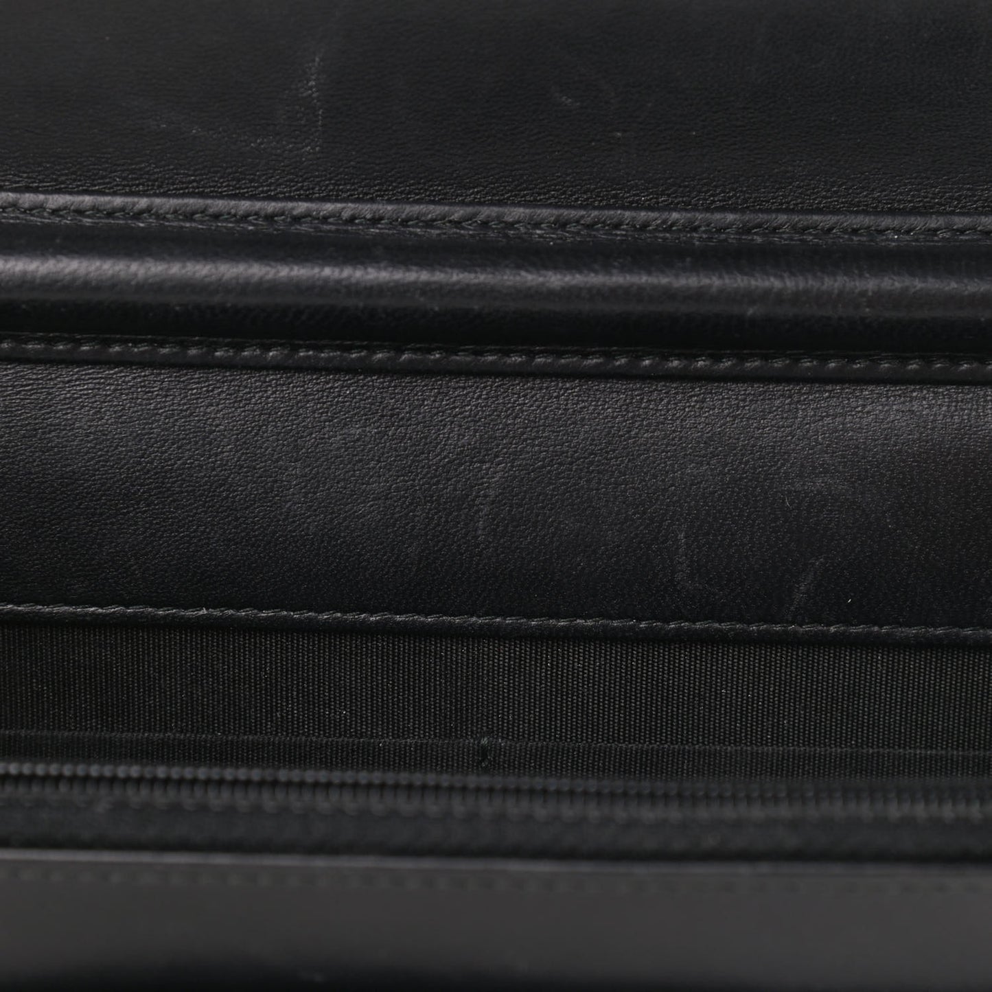 Lambskin Boy Wallet on Chain WOC So Black