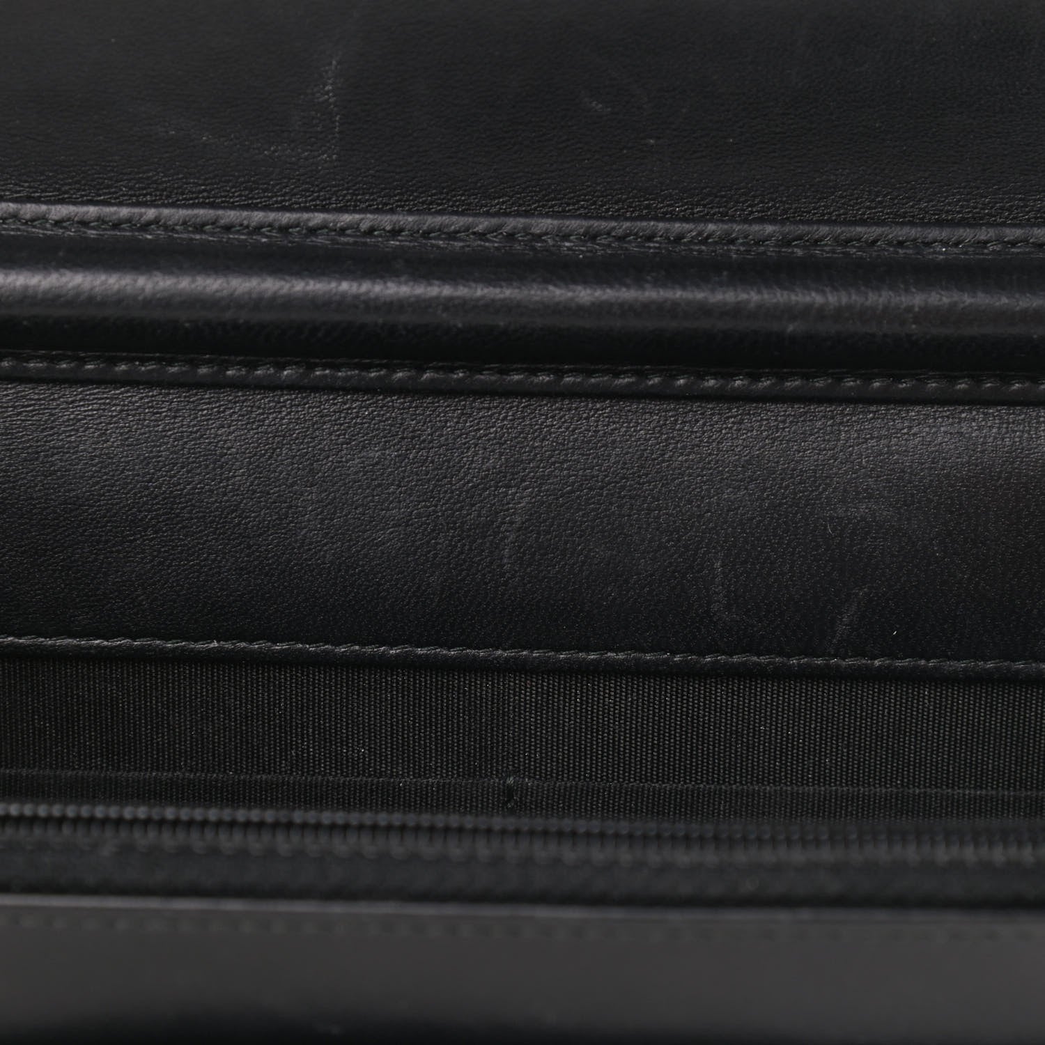 Chanel Lambskin Boy Wallet on Chain WOC So Black 16 of 17