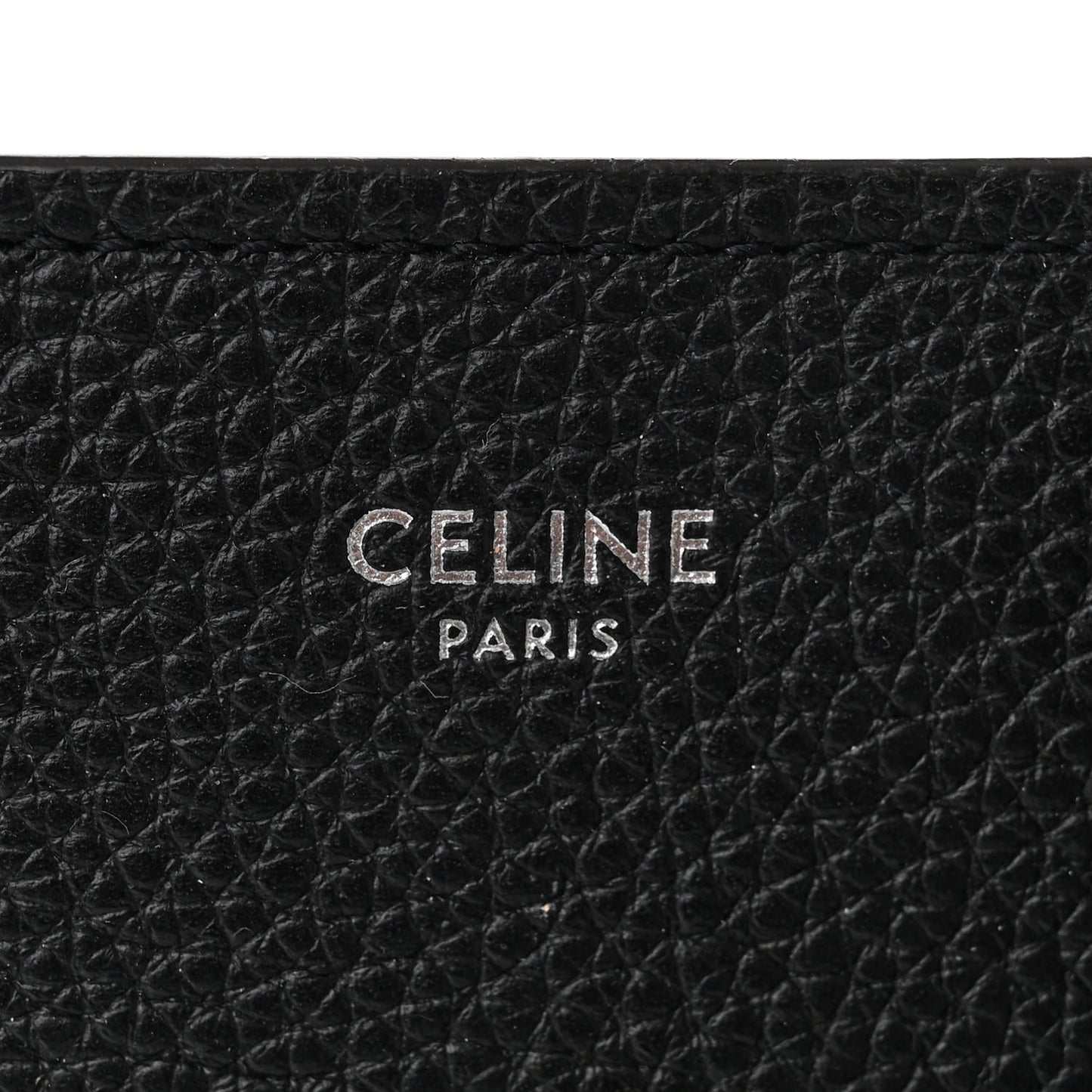 Drummed Calfskin Mini Luggage Black