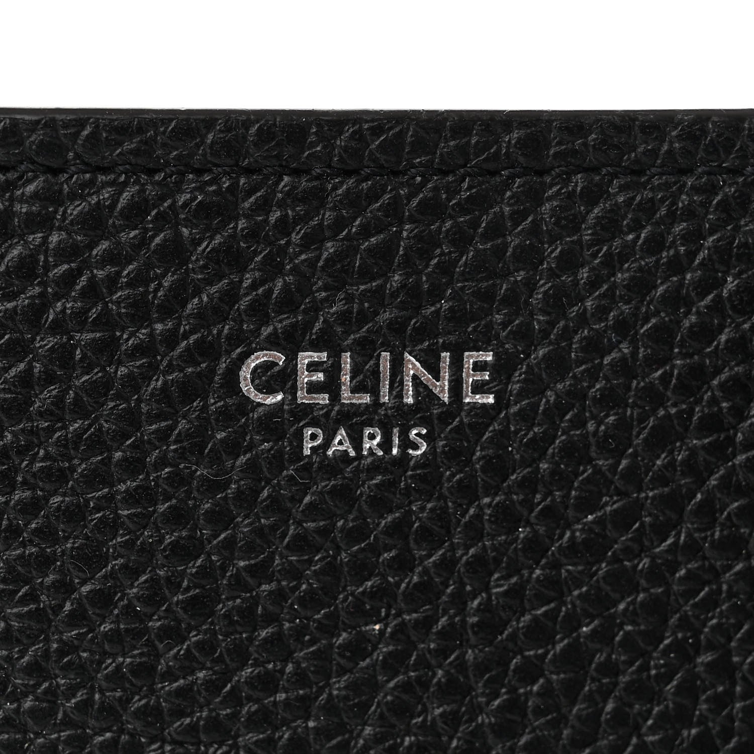 Celine Drummed Calfskin Mini Luggage Black 6 of 14