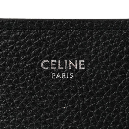 Celine Drummed Calfskin Mini Luggage Black 6 of 14