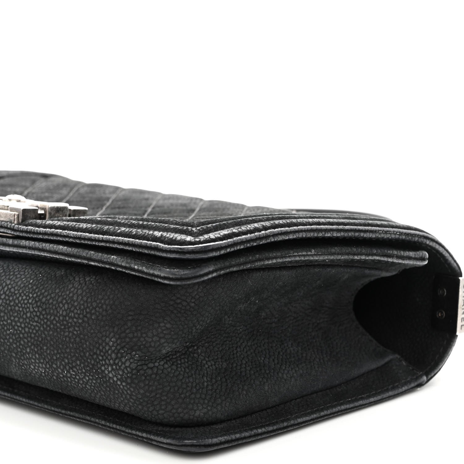 Chanel Iridescent Caviar Quilted Medium Boy Flap Black 10 of 10